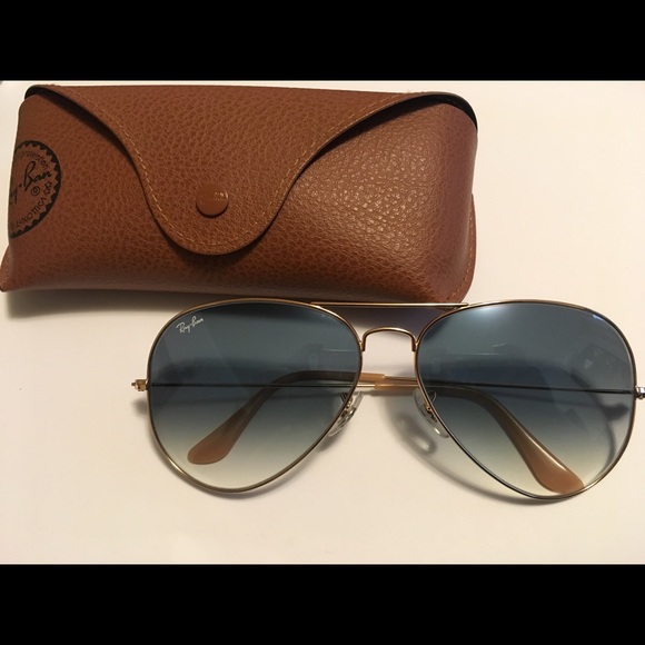 [SOLD] Ray-Ban Aviators Blue Gradient RB3025 - Picture 2 of 7